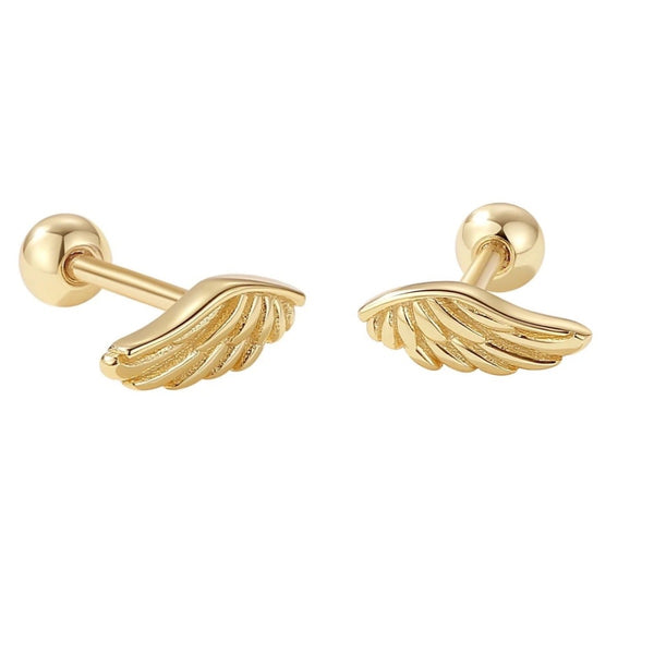 pour toi Angel Wings Piercing Studs