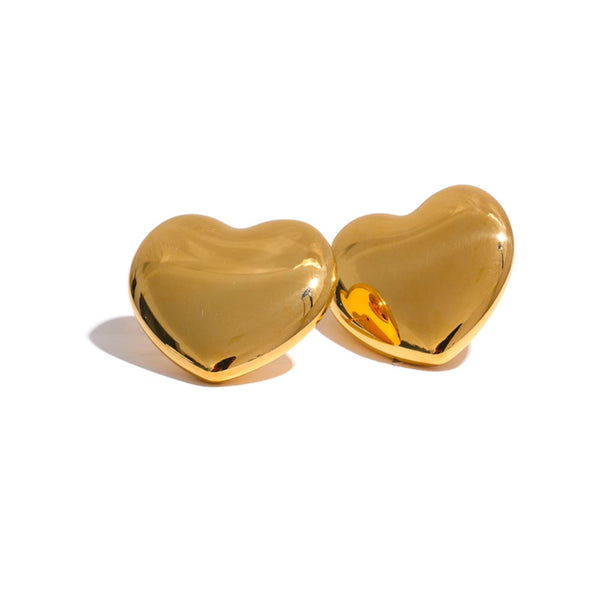 pour toi Heart Earstuds