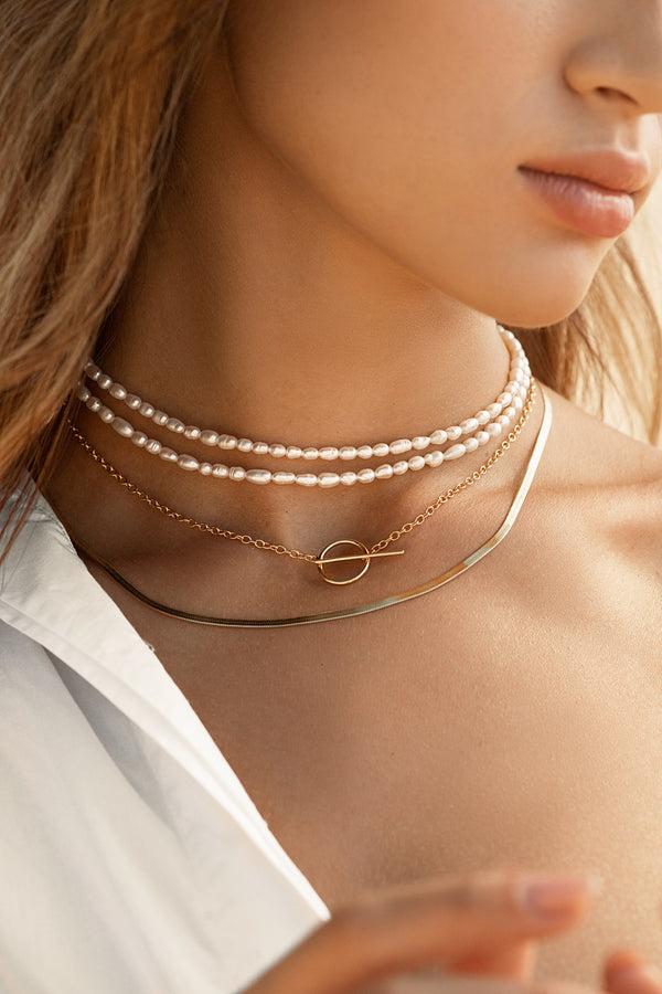 Pour Toi Keshi Pearl Choker