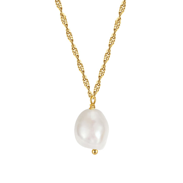 pour toi Keshi Pearl Necklace