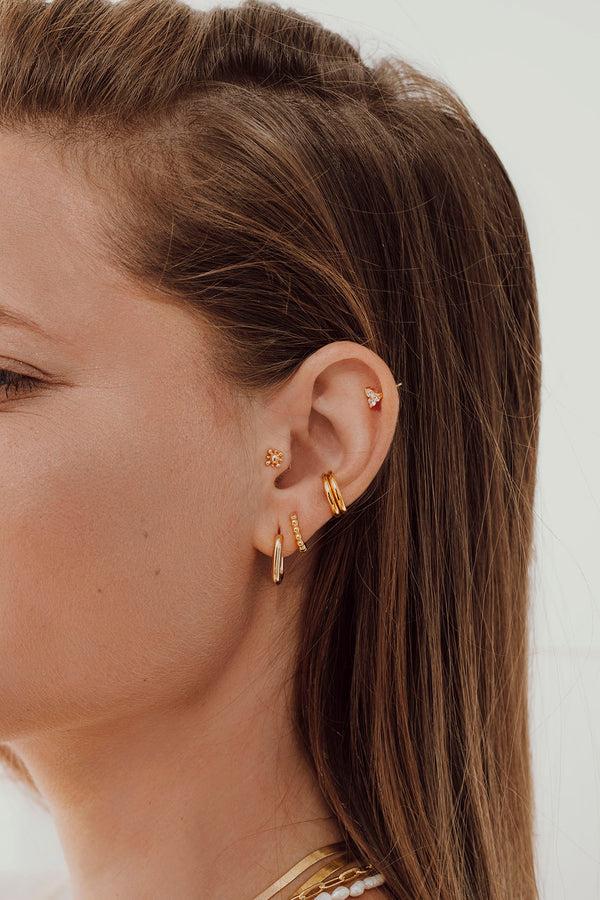 Pour Toi Paperclip Earrings