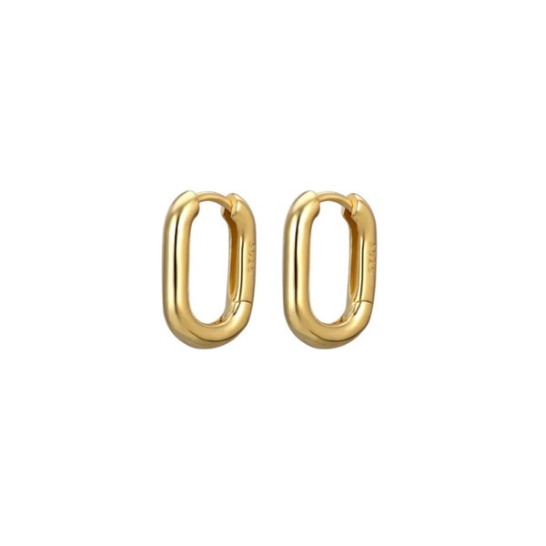Pour Toi Paperclip Earrings