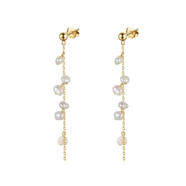 pour toi PRE ORDER: Drop Pearl Earrings