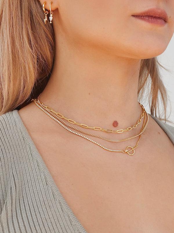 Pour Toi PRE ORDER: Tennis Link Necklace