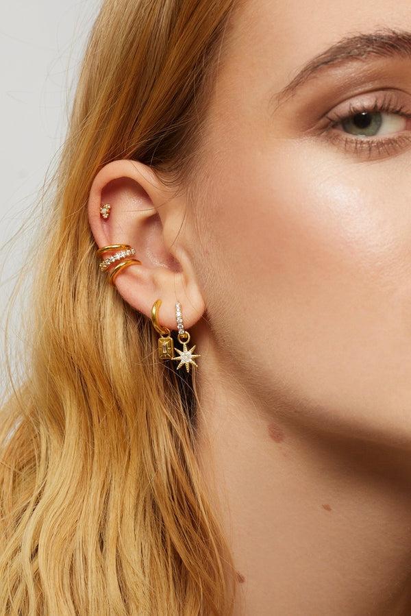 Pour Toi Rectangle Hoops