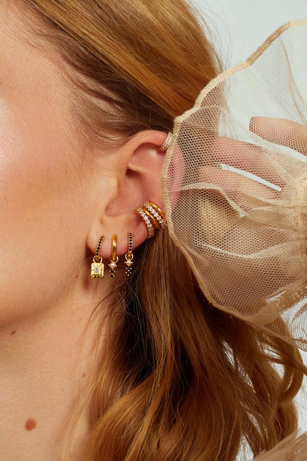 Pour Toi Rectangle Hoops