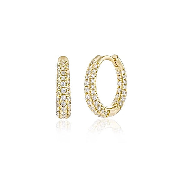 pour toi Sparkly Hoops