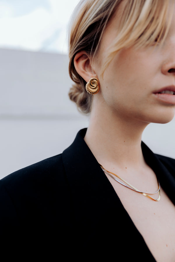 Pour Toi Twisted Earrings