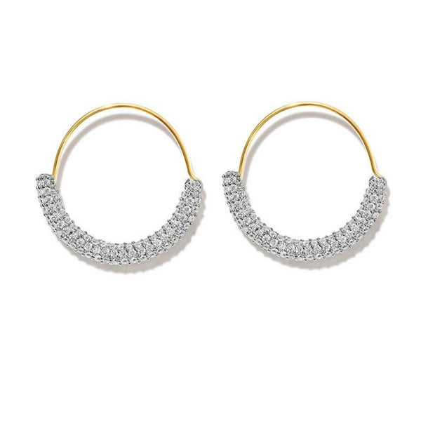 pour toi Two Tone Earrings