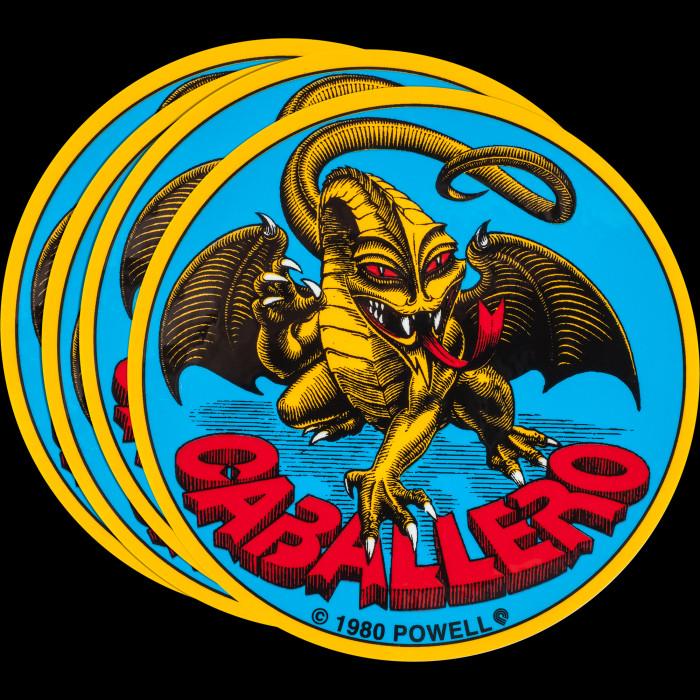 powell peralta Bones Brigade Cab Original Dragon Sticker 10pk