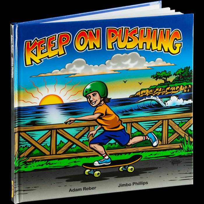 powell peralta Keep on Pushing - Kids Skate Book - Hardcover