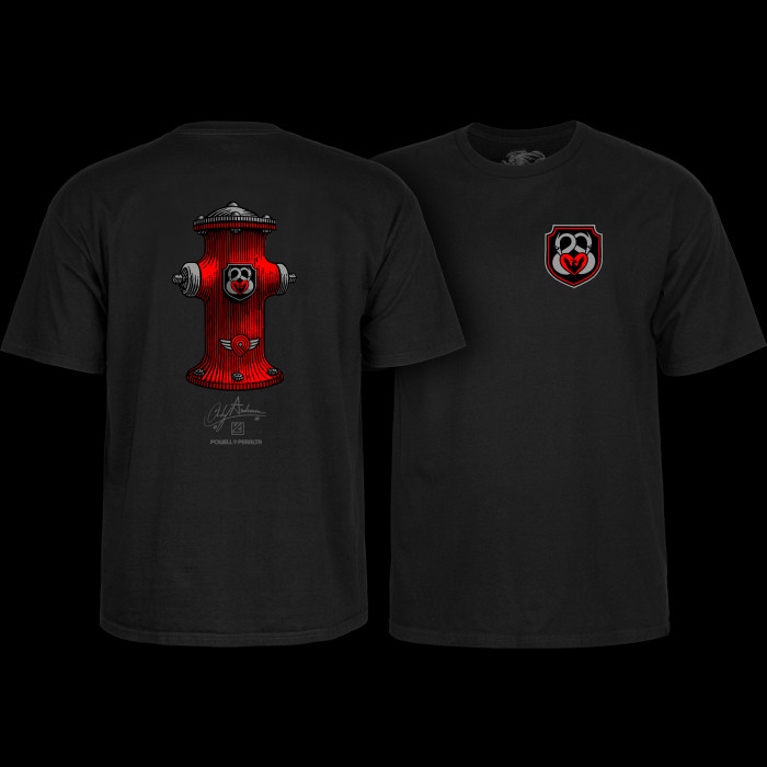 powell peralta Powell Peralta Andy Anderson Hydrant T-Shirt Black