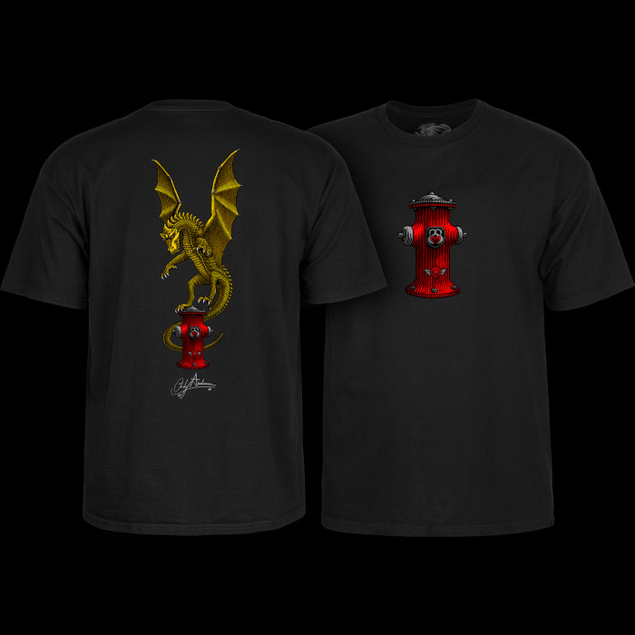 powell peralta Powell Peralta Andy Anderson Hydrant Youth T-Shirt Black