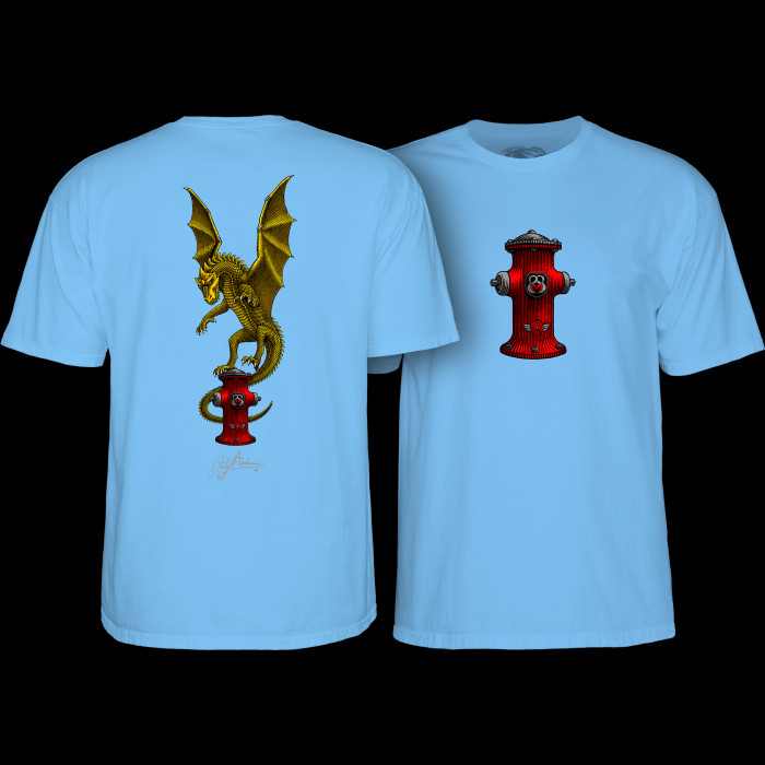 powell peralta Powell Peralta Andy Anderson Hydrant Youth T-Shirt Carolina Blue