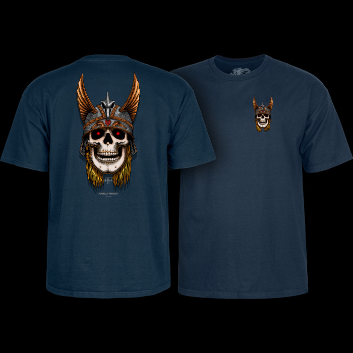 powell peralta Powell Peralta Andy Anderson Skull T-Shirt - Navy