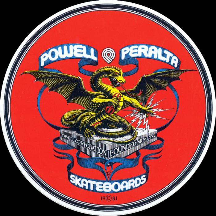 powell peralta Powell Peralta Banner Dragon Sticker (Single)