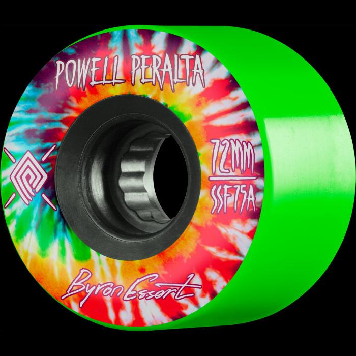 powell peralta Powell Peralta Byron Essert Skateboard Wheels 72mm 75A 4pk Green