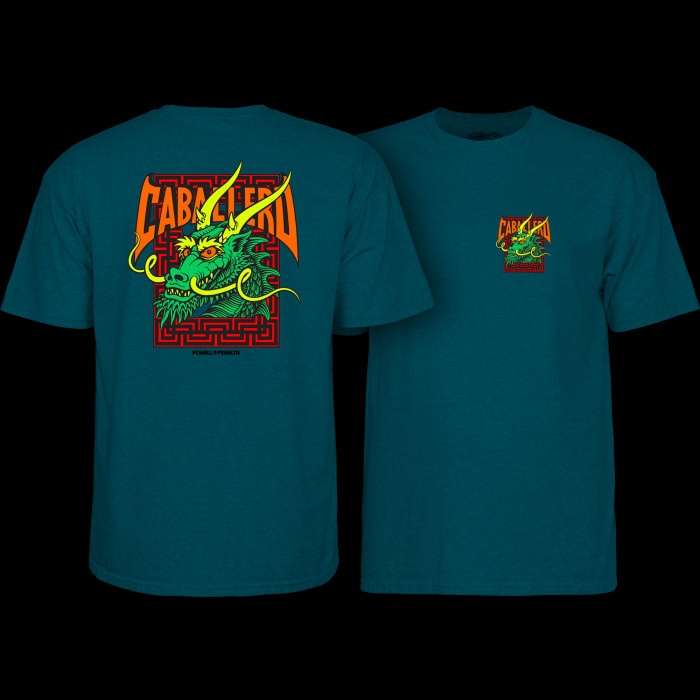 powell peralta Powell Peralta Cab Street Dragon T-Shirt Midnight Teal