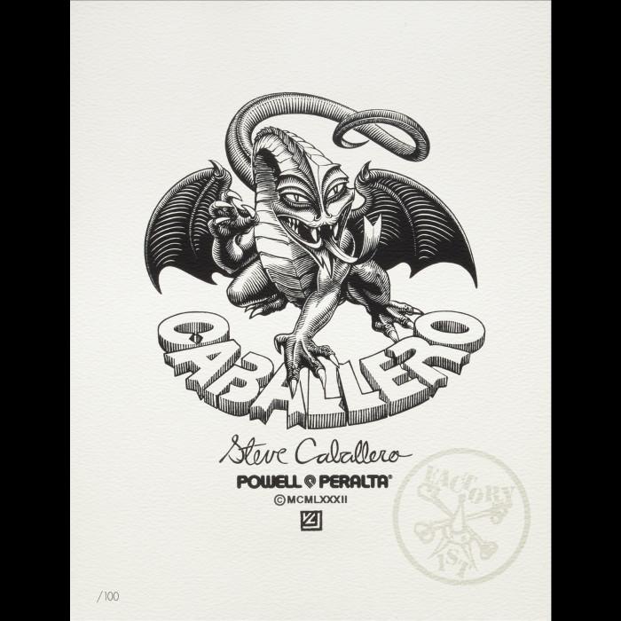 powell peralta Powell Peralta Caballero Dragon Art Giclee Print 11 x 14