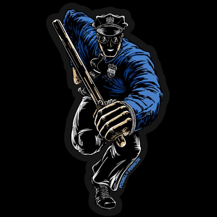 powell peralta Powell Peralta Chris Senn Cop Single Sticker