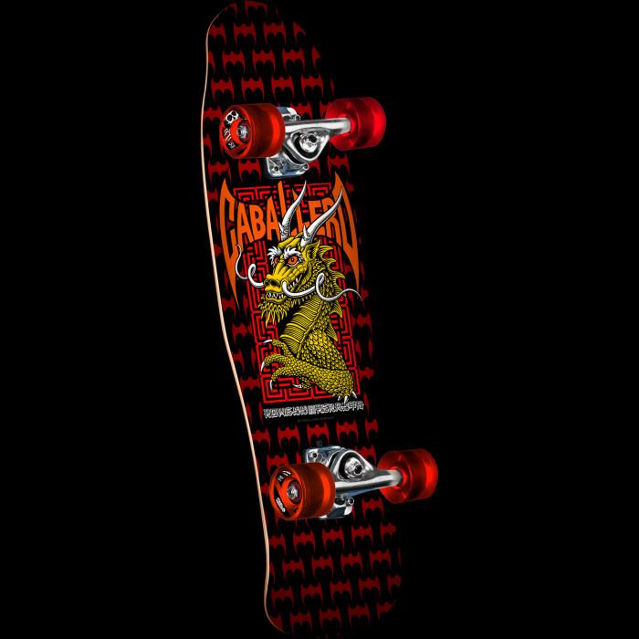 powell peralta Powell Peralta Classic Cruiser Cab Street Dragon Birch Complete Skateboard Black/Red x 8 x 29.5