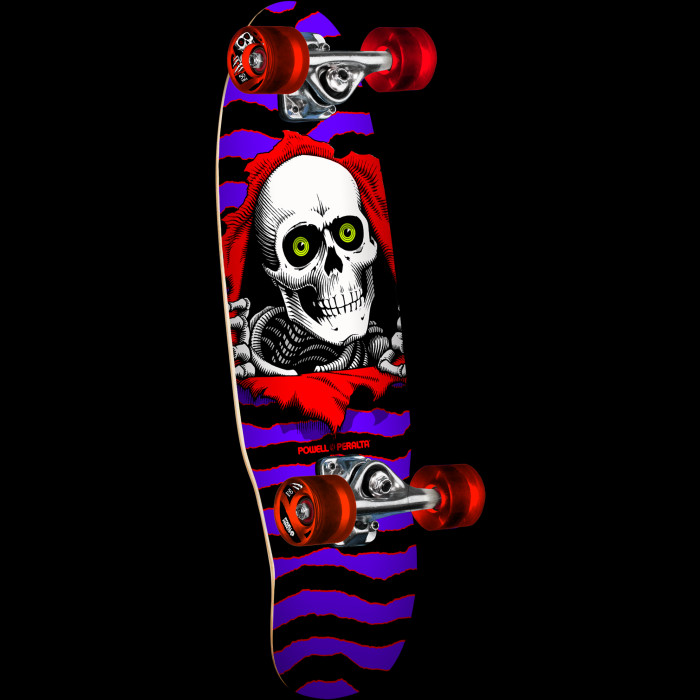 powell peralta Powell Peralta Classic Cruiser Ripper Birch Complete Skateboard Purple/Red - 7.5 X 24