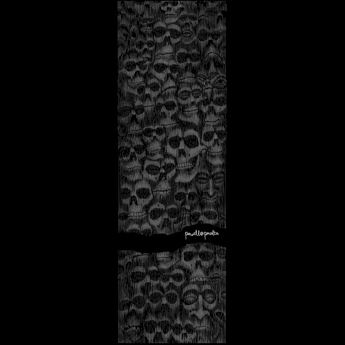 powell peralta Powell Peralta Color Me Skullz CLEAR Grip Tape Sheet - 10.5 x 33