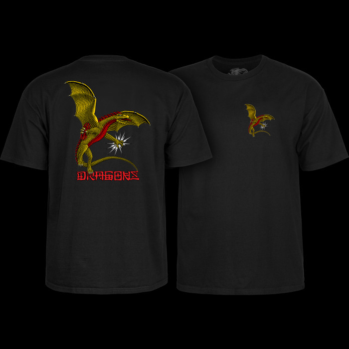 powell peralta Powell Peralta Dragon Logo T -Shirt Black