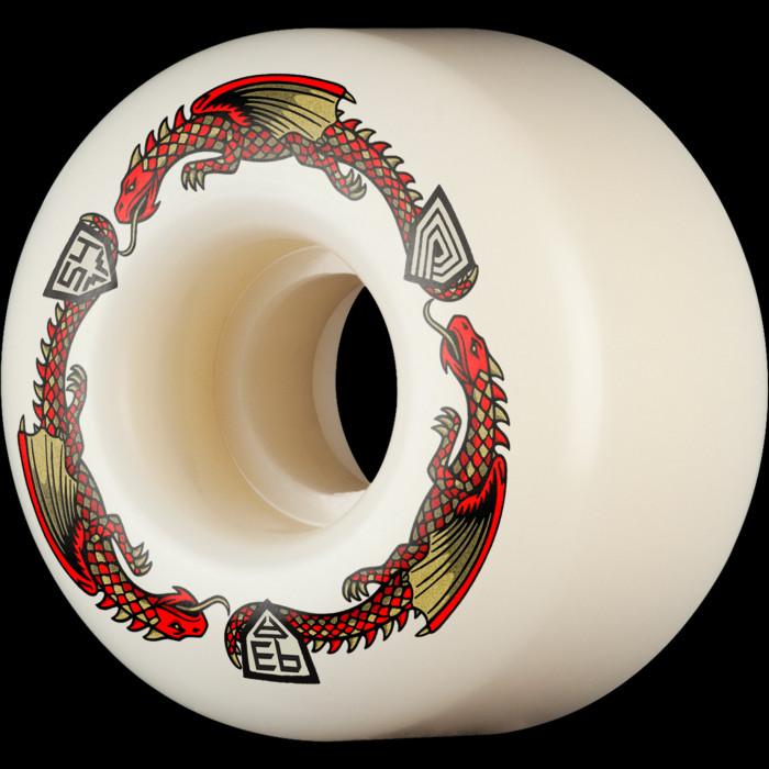 powell peralta Powell Peralta Dragons 93A - V4 Symmetrical Shape - 17mm Medium Ride Patch - 54mm x 34mm 93A V4 Skateboard Wheels 4pk