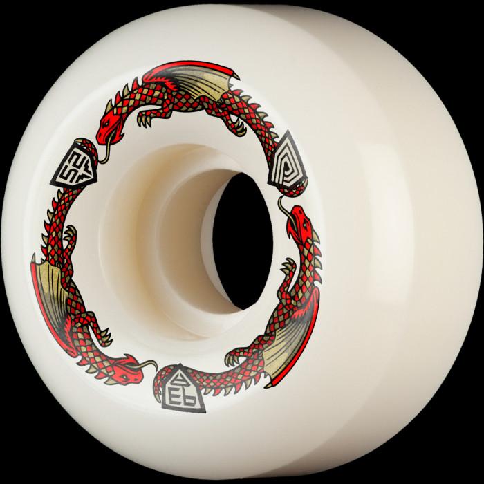 powell peralta Powell Peralta Dragons 93A - V5 Symmetrical Shape - Narrow Ride Patch - 52mm x 30mm 93A V5 Skateboard Wheels 4pk