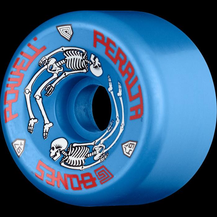 powell peralta Powell Peralta G-Bones Skateboard Wheels 64mm 97a - Blue (4 pack)