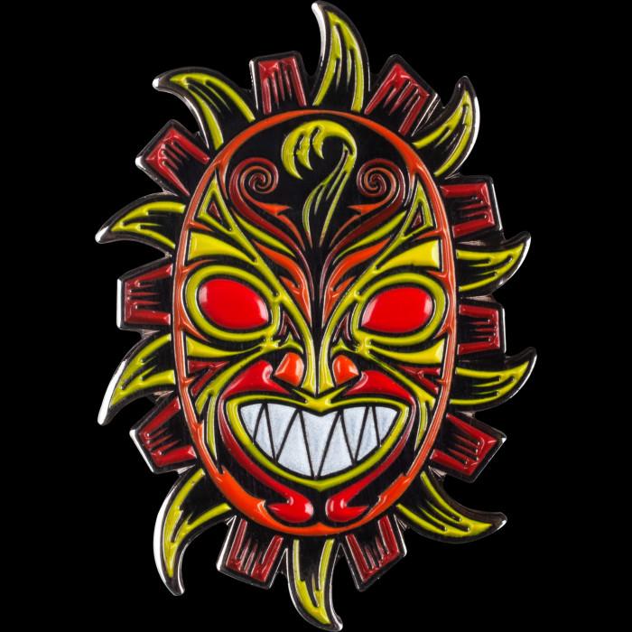 powell peralta Powell Peralta Guerrero Mask Lapel Pin Glow in the Dark Teeth