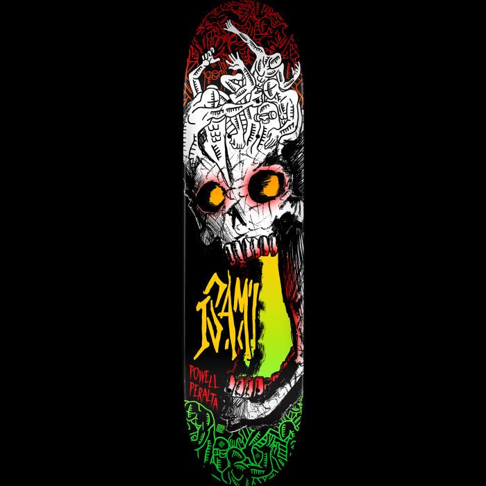 powell peralta Powell Peralta Isamu Yamamoto Skull Skateboard Deck - Shape 242 - 8 x 31.45
