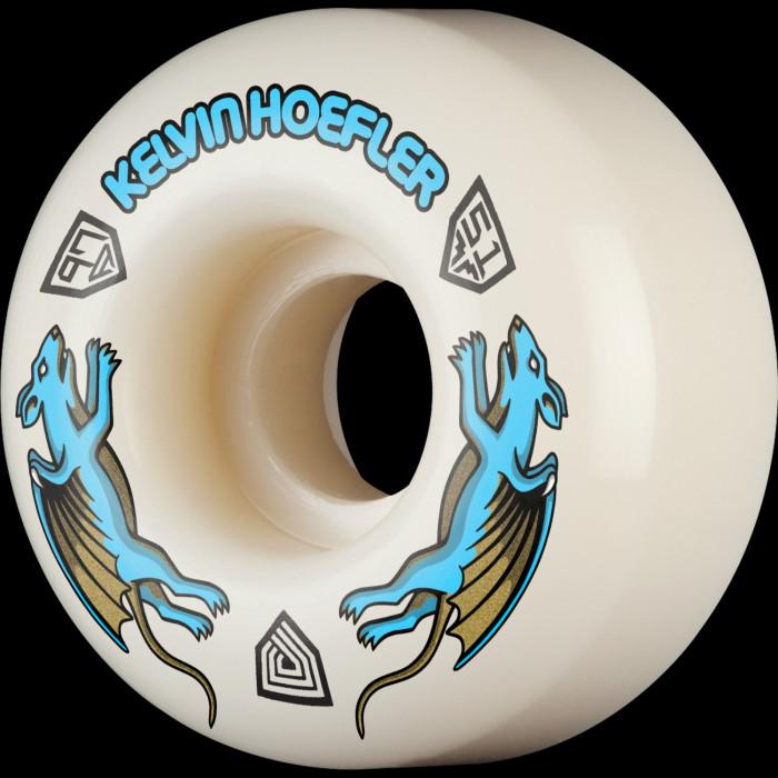 powell peralta Powell Peralta Kelvin Hoefler Pro Nano Rats 97A - AV1 Asymmetrical Shape - Narrow Ride Patch - 51mm x 31mm 97A AV1 Skateboard Wheels 4pk