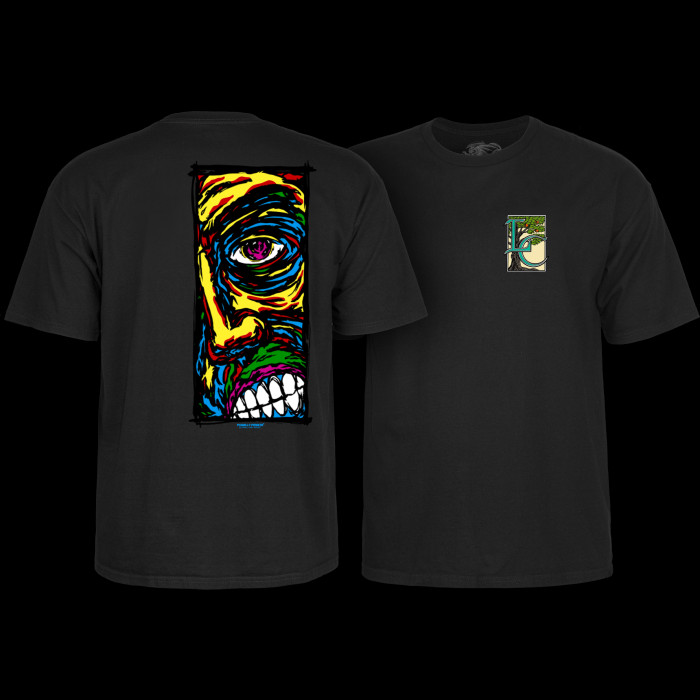 powell peralta Powell Peralta Lance Conklin Face T-Shirt Black
