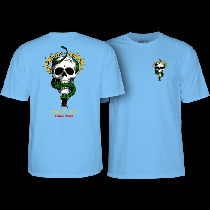 powell peralta Powell Peralta Mike McGill Skull & Snake T-Shirt Carolina Blue