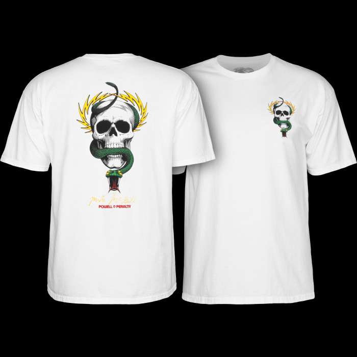 powell peralta Powell Peralta Mike McGill Skull & Snake T-shirt - White