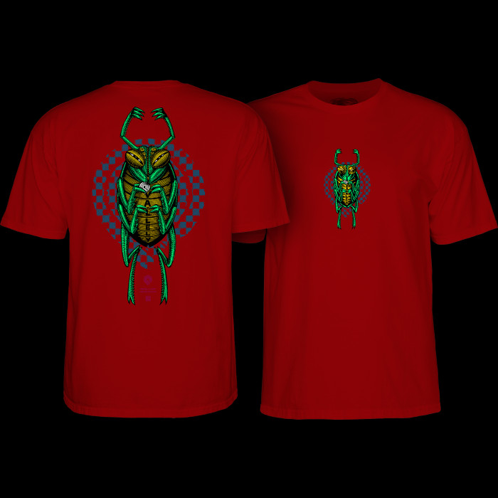 powell peralta Powell Peralta Mike Vallely Bug T-Shirt Garnet