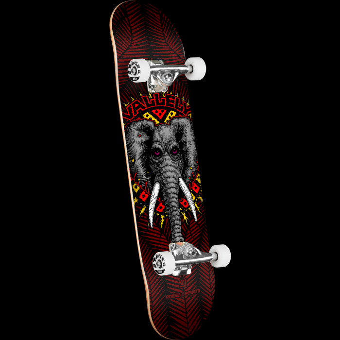 powell peralta Powell Peralta Mike Vallely Elephant Birch Complete Skateboard Black/Burgundy - 8 X 31.45 powell peralta Powell Peralta Mike Vallely Elephant Birch Complete Skateboard Black/Burgundy - 8 X 31.45
