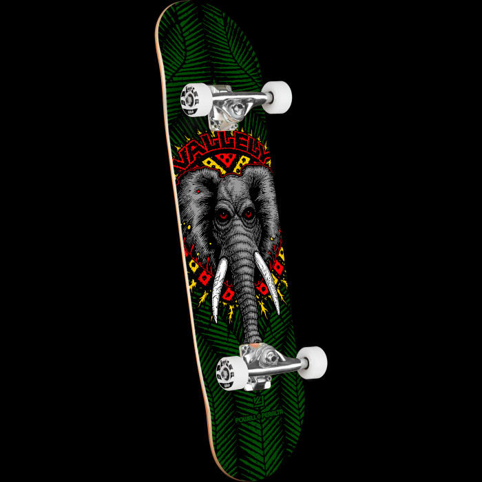 powell peralta Powell Peralta Mike Vallely Elephant Birch Complete Skateboard Green - 7.5 x 30.7