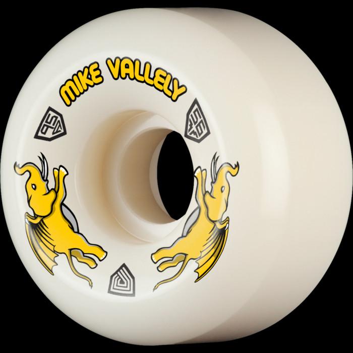 powell peralta Powell Peralta Mike Vallely Pro Dragons 95A - V6 Symmetrical Shape - 20.5mm Medium Ride Patch - 56mm x 36mm 95A V6 Skateboard Wheels 4pk