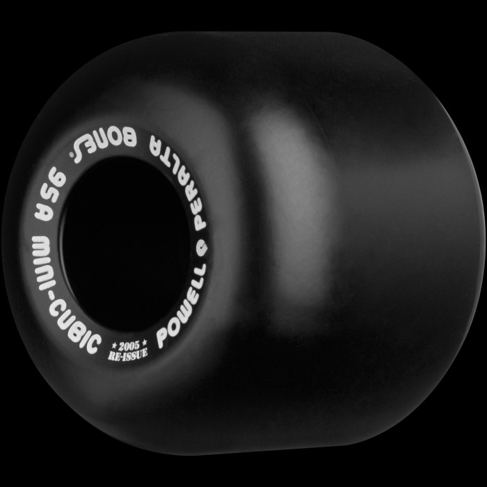 powell peralta Powell Peralta Mini-Cubic Skateboard Wheels 64mm 95a - Black (4 pack)