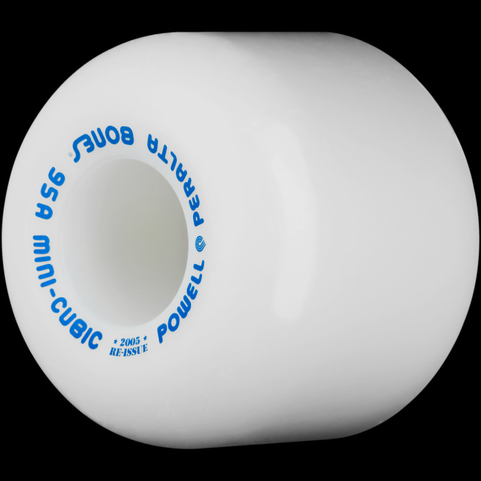 powell peralta Powell Peralta Mini-Cubic Skateboard Wheels 64mm 95a - White (4 pack)