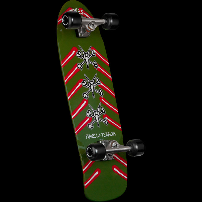 powell peralta Powell Peralta OG Rat Bones Skateboard Assembly - Olive Green 10.0 265 SPO