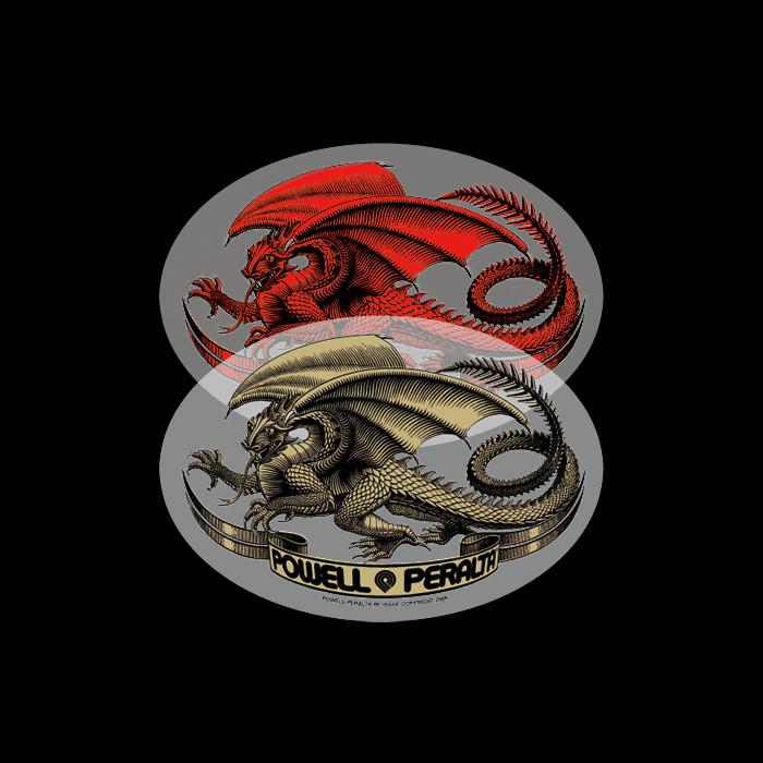 powell peralta Powell Peralta Oval Dragon Sticker (10 Pack)