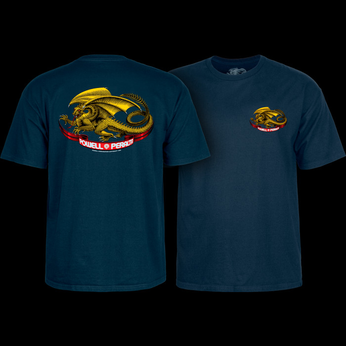 powell peralta Powell Peralta Oval Dragon YOUTH T-shirt - Navy