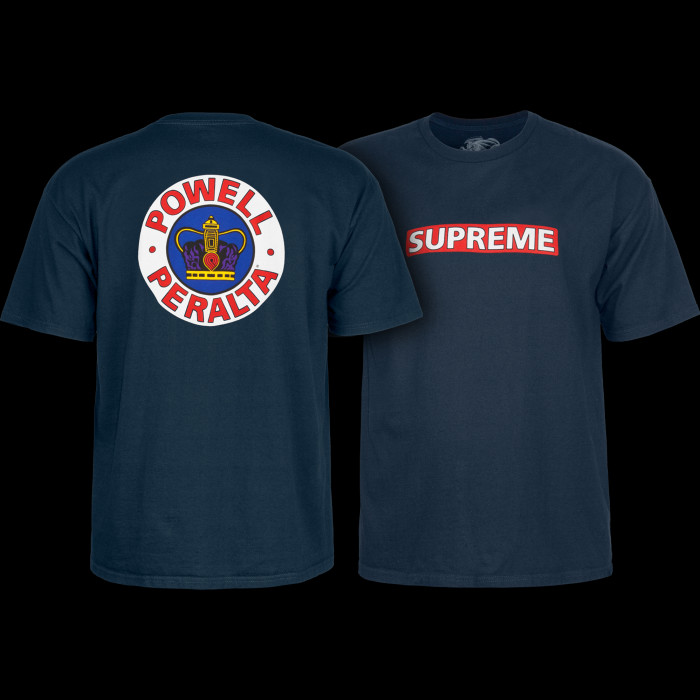 powell peralta Powell Peralta Supreme T-shirt - Navy