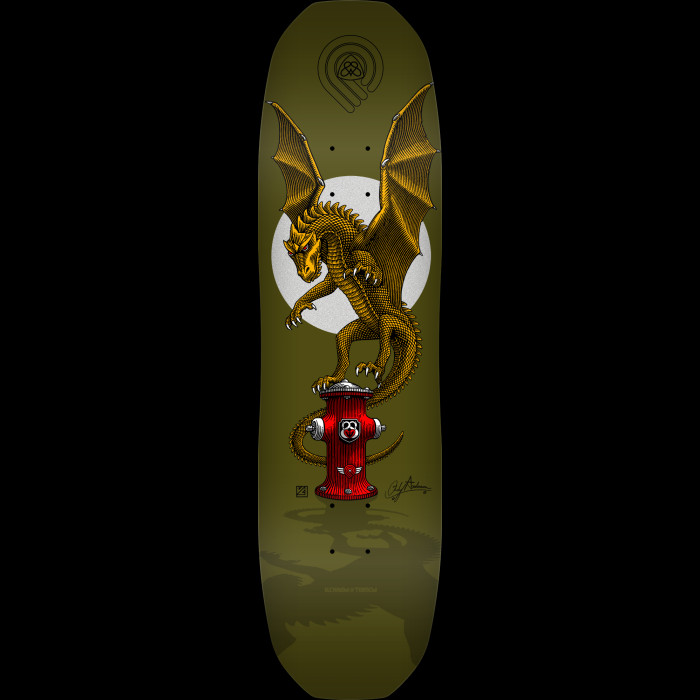 powell peralta Powell Peralta Pro Andy Anderson Hydrant 7-Ply Maple Skateboard Deck - Shape 311 - 8.45 x 31.8