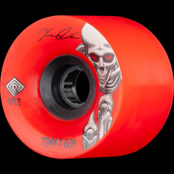 powell peralta Powell Peralta Pro Kevin Reimer Downhill Skateboard Wheels Red 72mm 80A 4pk