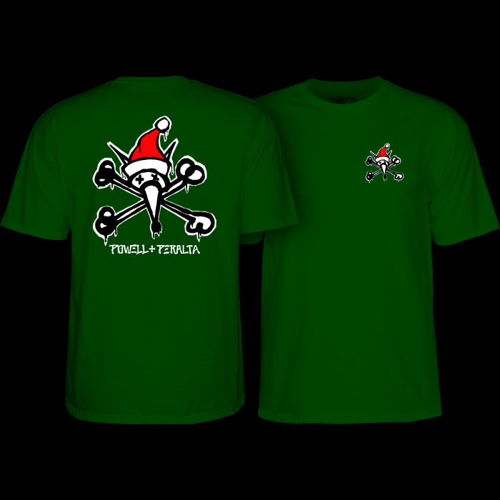 powell peralta Powell Peralta Rat Bones Holiday '25 T-Shirt Green